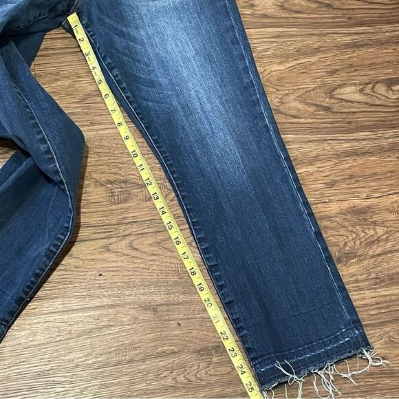 Kut From The Kloth Ankle Emma Straight Leg Distressed Jeans Size 10 - Picture 8 of 10